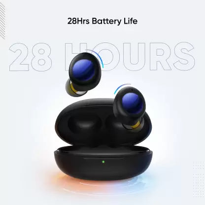 realme Buds Q2 with Active Noise Cancellation Bluetooth Headset (Black, In the Ear) realme Buds Q2 with Active Noise Cancellation Bluetooth Headset (Black, In the Ear)